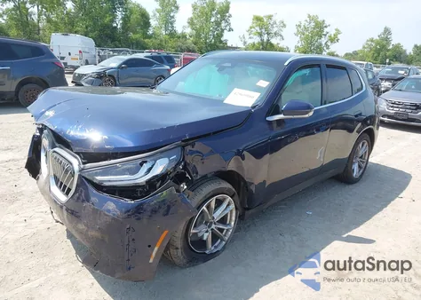 2025 BMW X3 30 xDrive z USA, uszkodzony, nr VIN 5UX53GP01S9093040